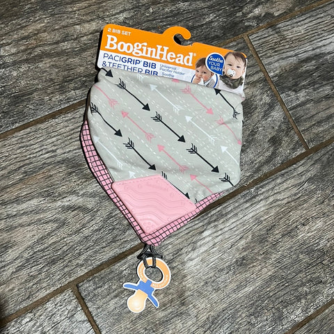 BooginHead PaciGrip Bibs  2pk