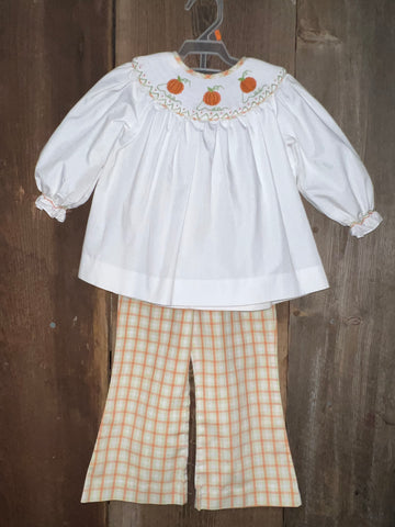 2T Castles & Crowns Pant/Smocked Top Set